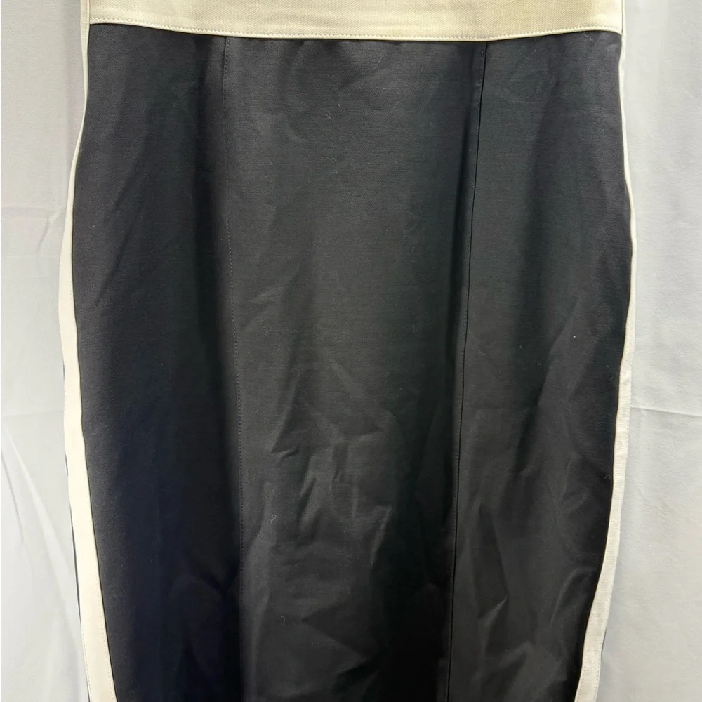 White House Black Market Sleeveless Black and White Dress Size 8 - Picture 2 of 7